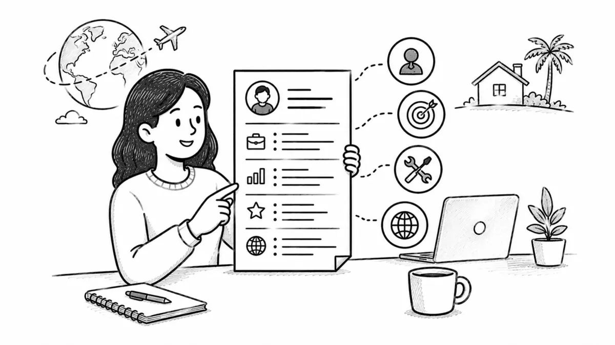 Single-Page Resume Tips for Global Remote Jobs