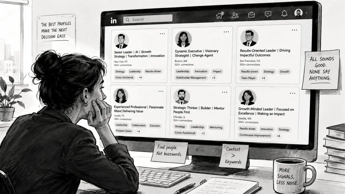 Recruiter Drowning in Buzzwords