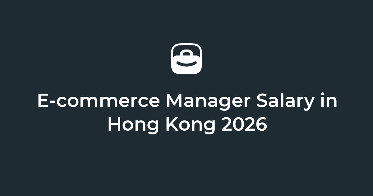 E-commerce Manager Salary in Hong Kong | Remote Salary Guide – Jobicy
