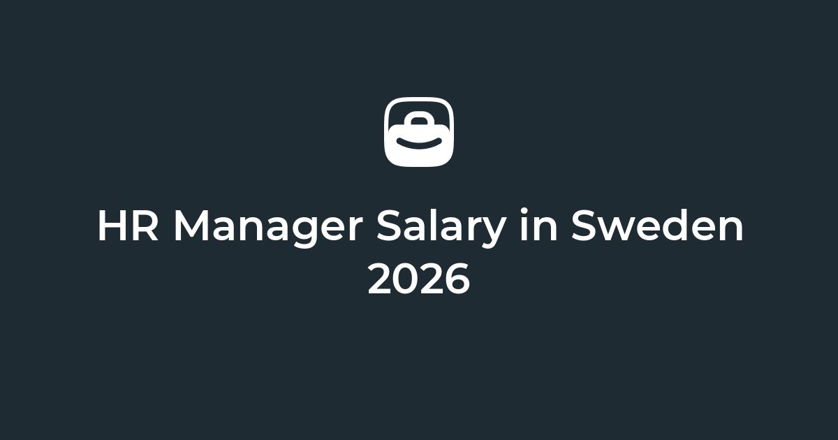 HR Manager Salary in Sweden | Remote Salary Guide – Jobicy