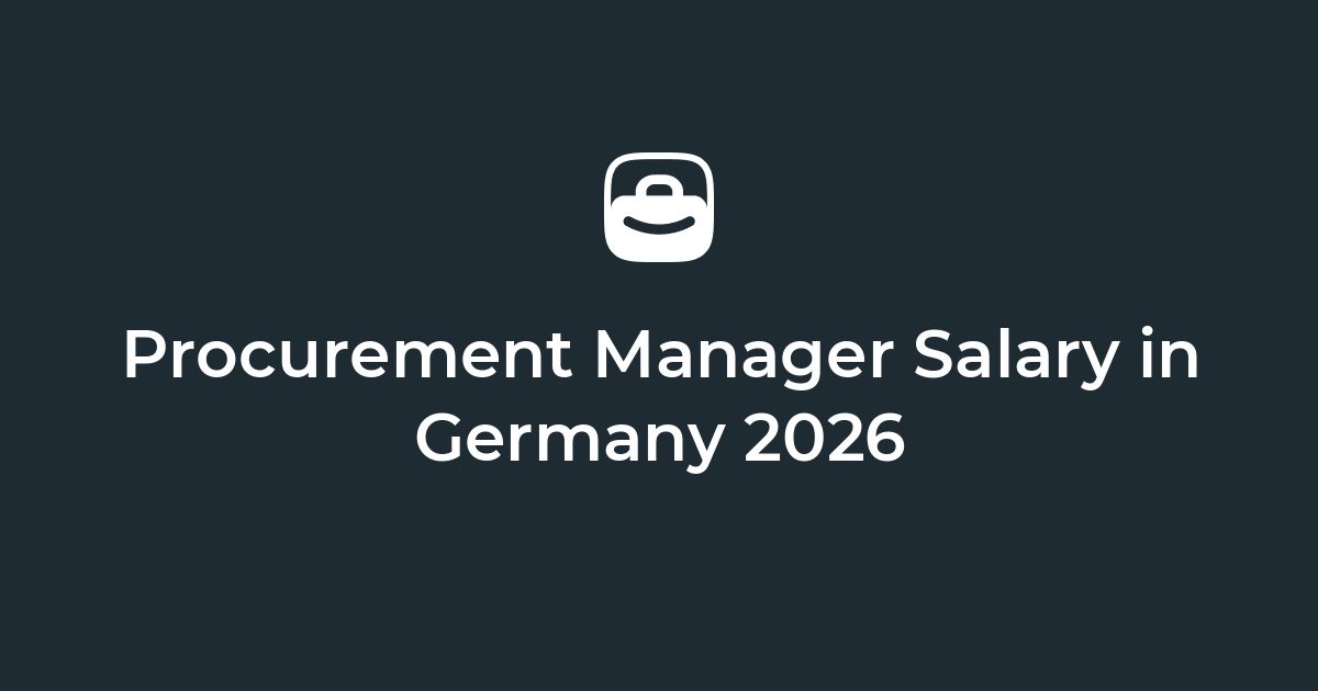 Procurement Manager Salary in Germany | Remote Salary Guide – Jobicy