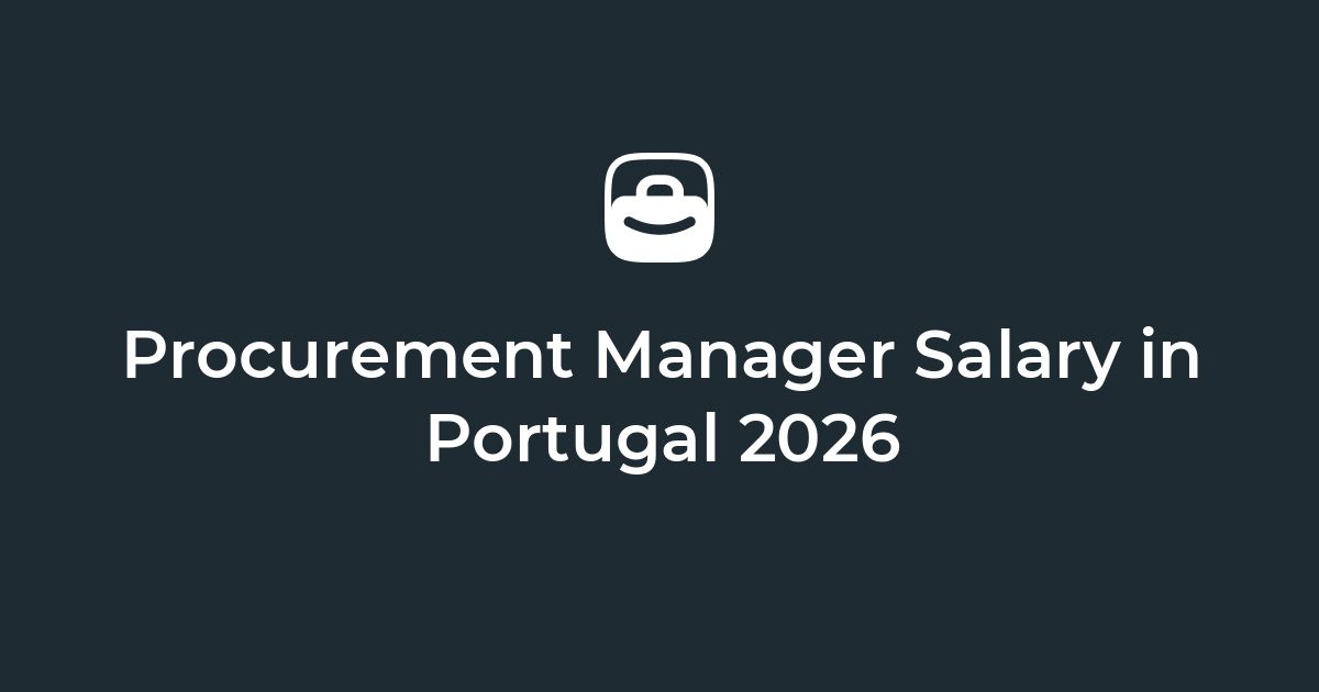Procurement Manager Salary in Portugal | Remote Salary Guide – Jobicy